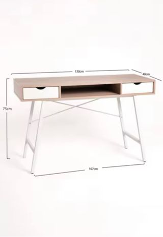 Escritorio Nórdico Madera y Metal