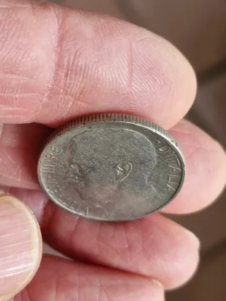 Moneta 50 Centesimi 1920 Vittorio Emanuele terzo