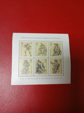 Sellos DDR - Dibujos Kupferstichkabinett