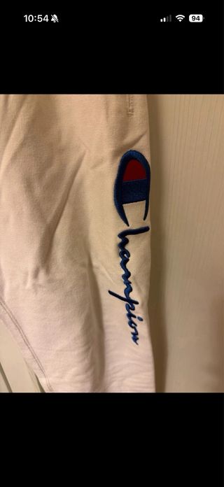 Pantaloni tuta Champion bianchi