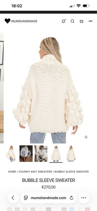 Jersey MUMSHANDE mangas burbuja