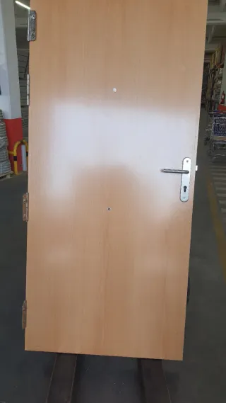 Puerta blindada roble con jambas