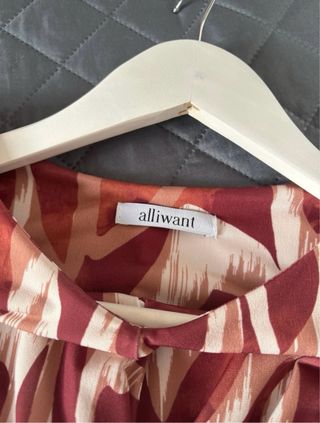 Vestido midi invitada estampado