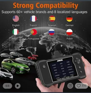 ANCEL FX2000 OBD2 Lector Diagnóstico Coche