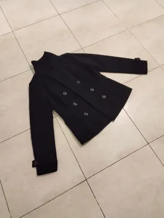 Abrigo Negro Mujer Talla XL