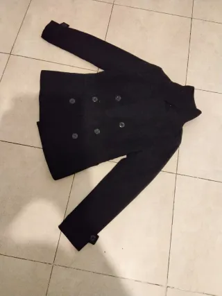 Abrigo Negro Mujer Talla XL