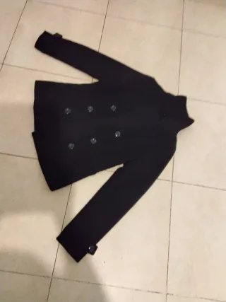 Abrigo Negro Mujer Talla XL