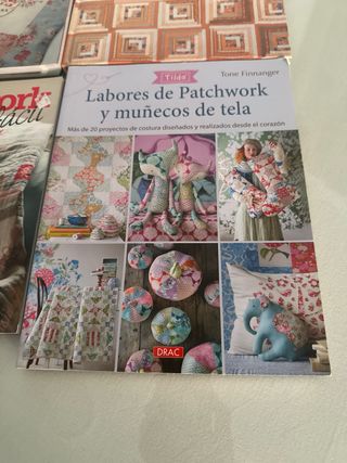 Lote 4 libros patchwork, labores