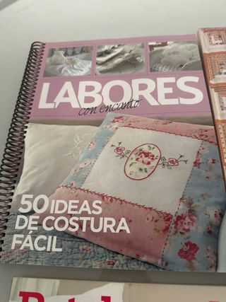 Lote 4 libros patchwork, labores