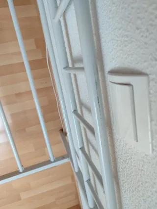 Estructura Cama Metal 90x190 Blanca