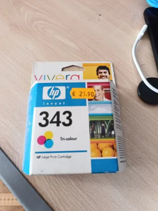 Cartucho Tinta HP 343 Tricolor