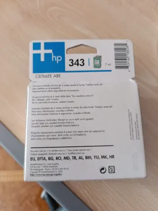 Cartucho Tinta HP 343 Tricolor
