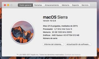 iMac 21,5” 2011 2,7GHz i5 20GB RAM