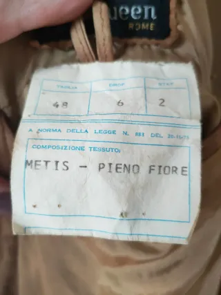 Giacca scamosciata in pelle (Renna) marrone chiaro