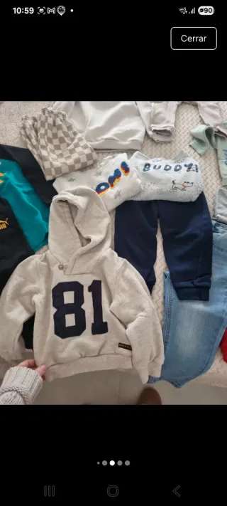 Lote Ropa Niño Puma