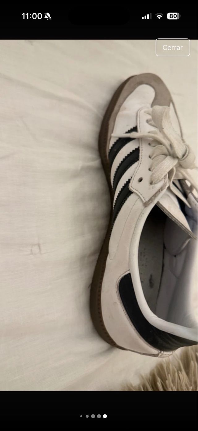 Adidas Samba Piel Blancas y Negras