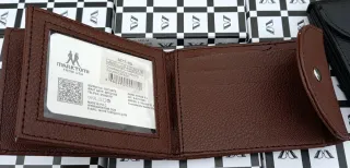 Cartera de piel para hombre