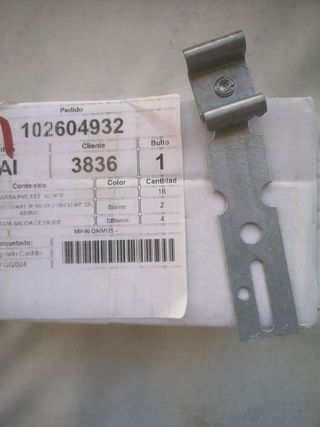 17 unidades garra PVC