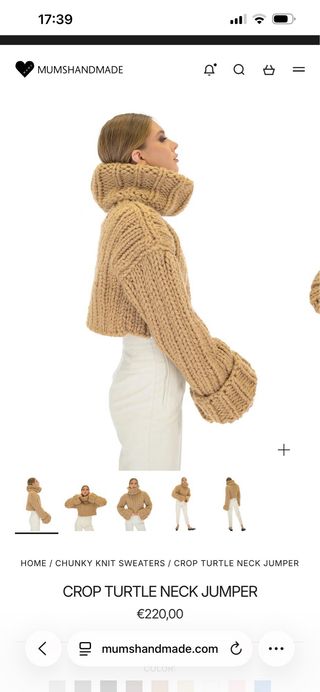 Jersey MUMSHANDE cuello alto crop