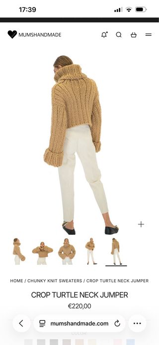 Jersey MUMSHANDE cuello alto crop