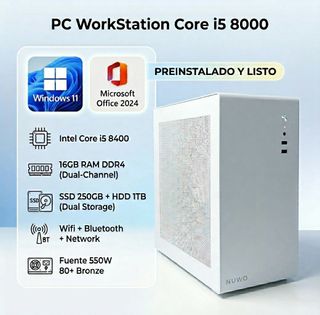 PC Micro torre Intel core i5 MSi Wifi BT 1 TB +