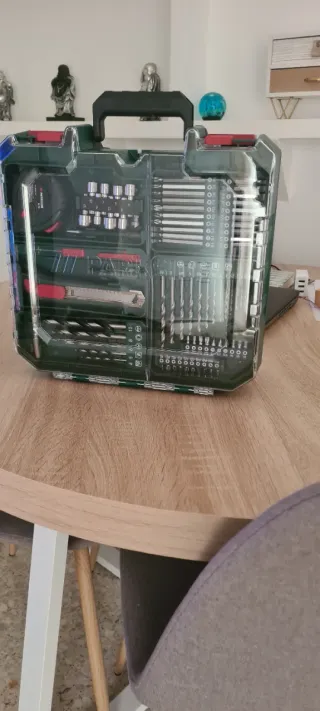 Taladro Atornillador Parkside + Accesorios