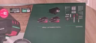 Taladro Atornillador Parkside + Accesorios