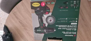 Taladro Atornillador Parkside + Accesorios