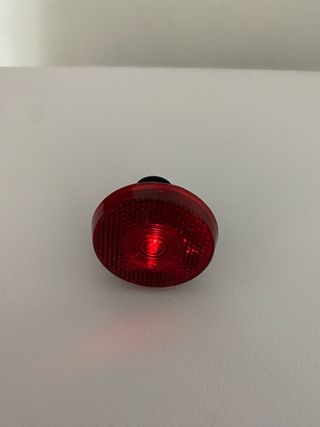 Luce LED sicurezza bici rossa