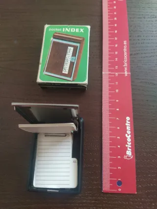 Mini agenda telefónica antigua