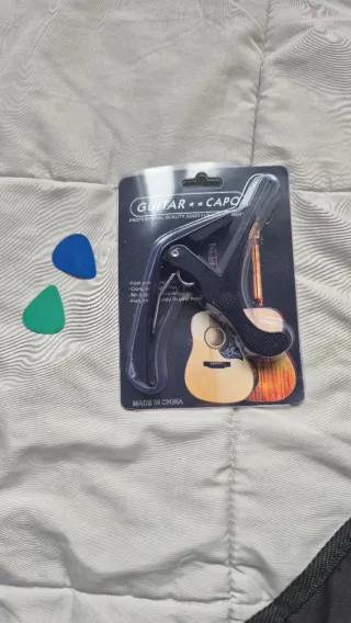 Guitarra Clásica Azul Adulto + Funda