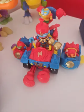 Lote Superthings Vehículo Azul y Naranja los 3 25