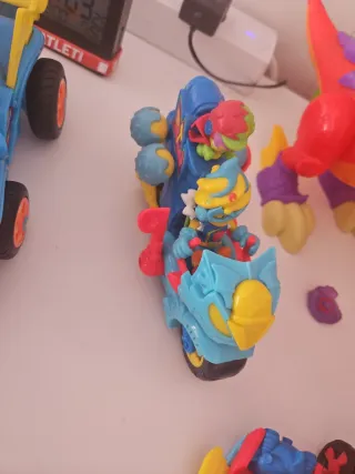 Lote Superthings Vehículo Azul y Naranja los 3 25