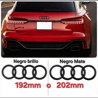 Aros Audi Negro Brillo
