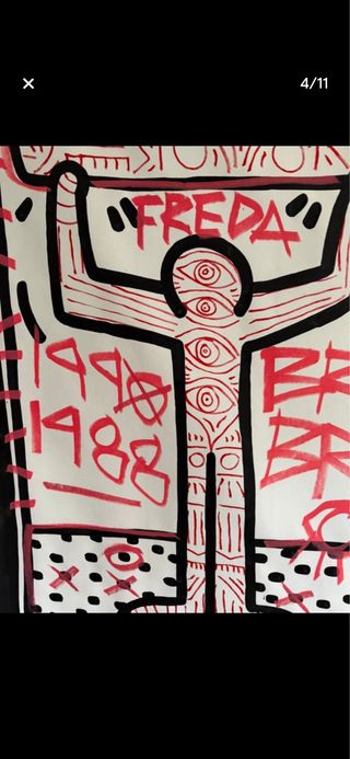 Cuadro Freda People X Haring Voodoo