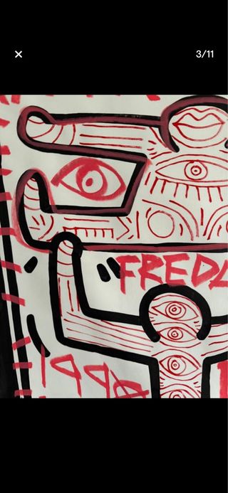 Cuadro Freda People X Haring Voodoo