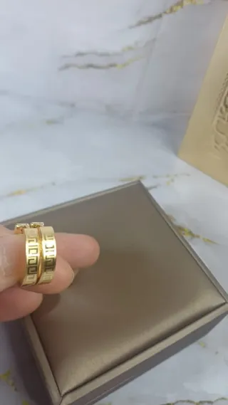 Pendientes Aro Chapado Oro 18k