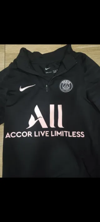 Sudadera deportiva PSG Nike Negra