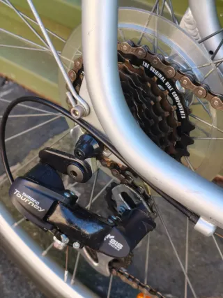 Bicicleta mixta ciudad 28 azul