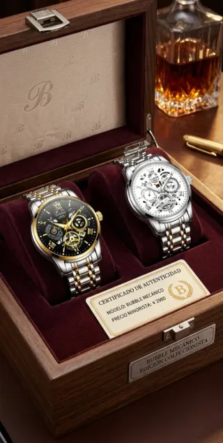 Bubble Mecánico Reloj Edición Coleccionista