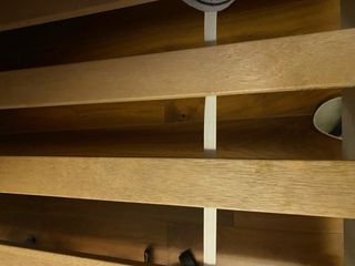 Cama de madera con dosel, blanca