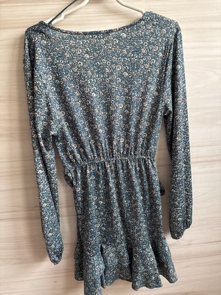 Vestido cruzado estampado floral