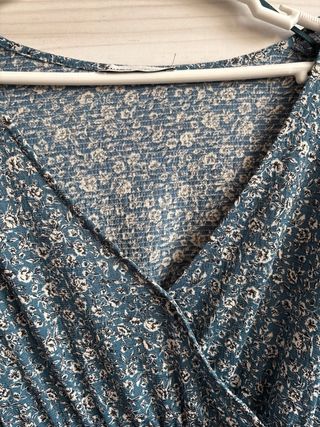 Vestido cruzado estampado floral