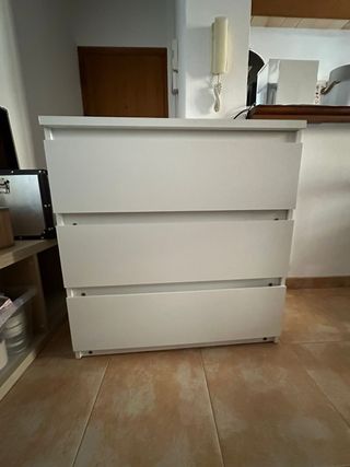 Cajonera Ikea 3 cajones blanca