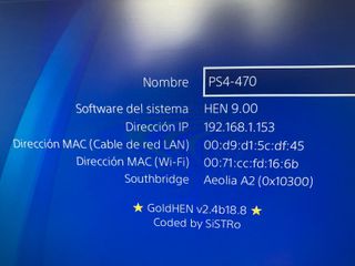 PS4 Fat Gold Gen Edition con juegos instalados