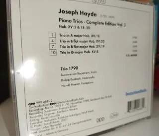 Haydn Complete Piano Trios Vol. 3 CD.
