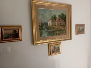 Cuadros Óleos Enmarcados