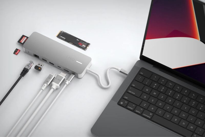 Hub USB-C 9 en 1 LINQ (Sellado) afbeelding 3