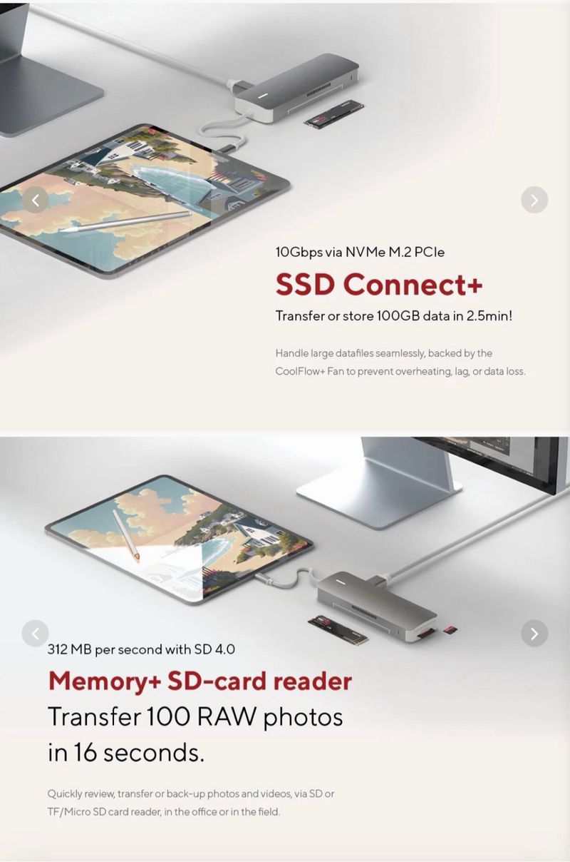 Hub USB-C 9 en 1 LINQ (Sellado) afbeelding 6