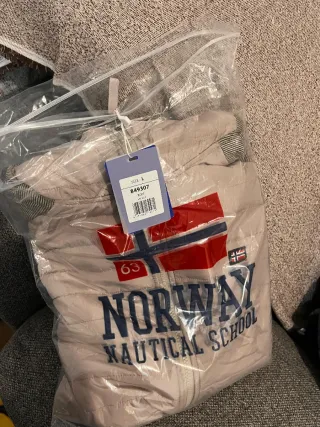 Chaqueta Norway Talla L/XL Beige/Marrón